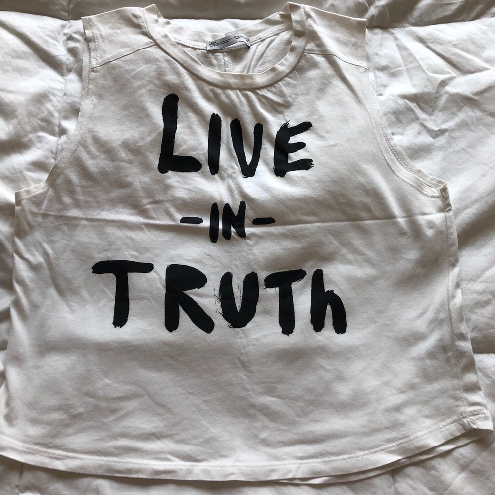 Zara Graphic Tank Top